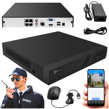 Rejestrator NVR YC-NVR3104-P4 4 kanałowy