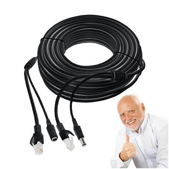 Kabel zasilający RJ45+DC - 10m