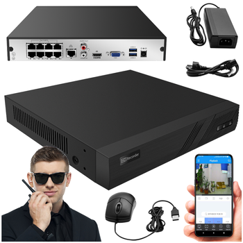 Rejestrator NVR YC-NVR3108-P8 8 kanałowy