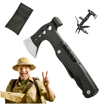 Zestaw narzędzi Multitool 15w1 - czarny