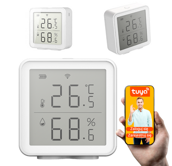 CZUJNIK TEMPERATURY I WILGOTNOŚCI - TUYA ZIGBEE RSH-TH01