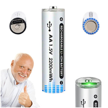 AKUMULATOR AA 1.5V 2200 USB-C