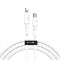 Kabel - USB-C Lightning PD 1m biały - Baseus