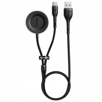 Kabel 2w1 - USB USB-C QI 40W 5A do Huawei Honor Watch 1.5m CA1T2-G1 - Baseus